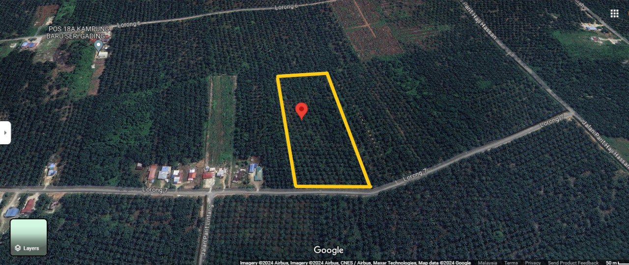 tanah di sri gading batu pahat untuk dijual freehold johor