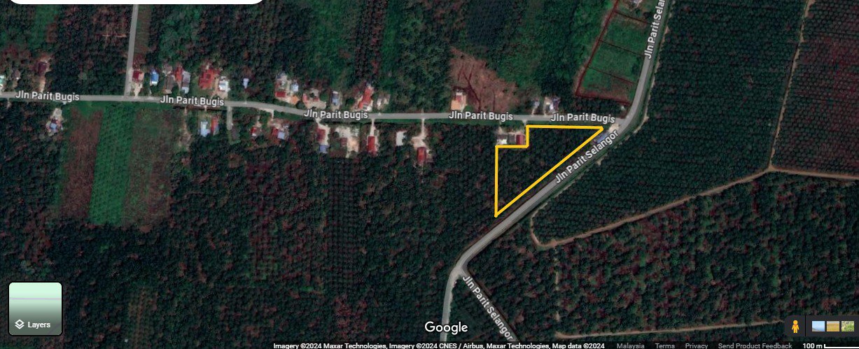 TANAH PERTANIAN JALAN PARIT SELANGOR PONTIAN TEPI JALAN BESAR UNTUK DIJUAL